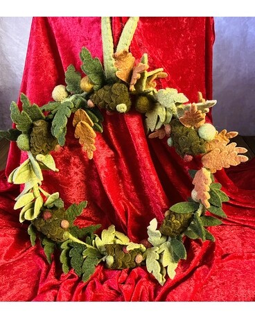 Vintage Christmas Flower Arrangement