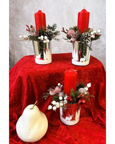 Winter Night Flower Arrangement