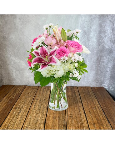 Watercolor Memory Flower Arrangement