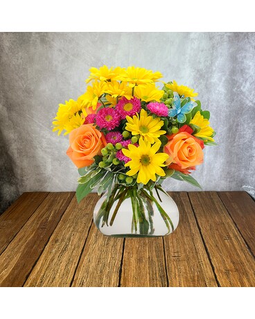 Lemon Lift Flower Arrangement
