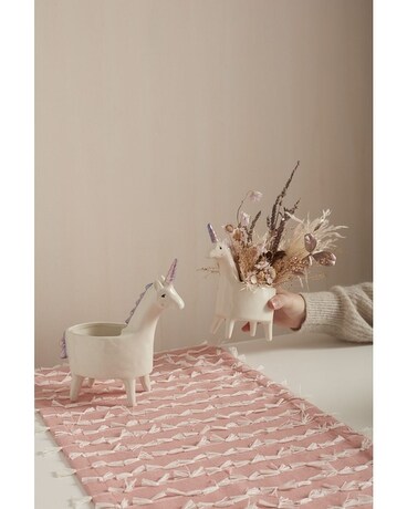 Lolly Unicorn Filled With Dried Florals Flower Arrangement