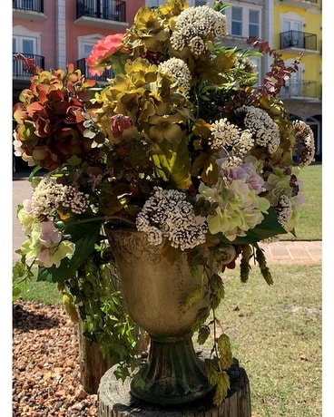 Large Silk Hydrangea Arrangement Flower Arrangement