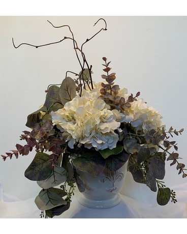 Fall Hydrangea Flower Arrangement