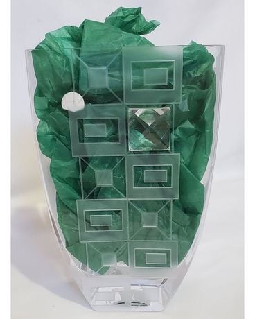 Geometric Rectangular Crystal Vase Gifts