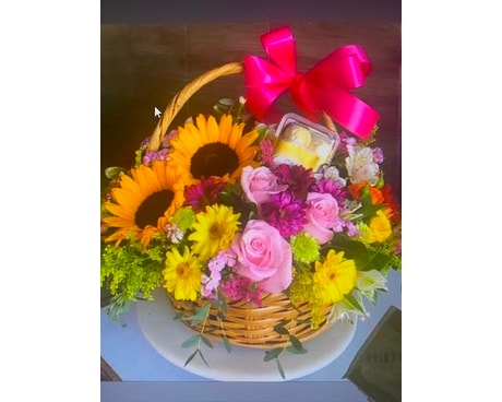 Make your day Basket Arrangement