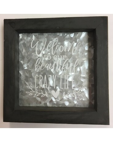 Sign, Tin, Crazy Life Gifts