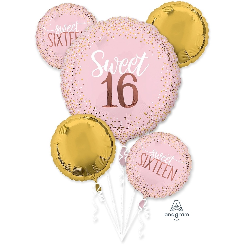 balloon shopruru様へ Sweet 16 Balloon Bouquet in Indianapolis IN - Steve's Flowers and