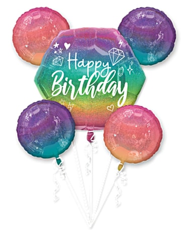 Sparkle Birthday Balloon Bouquet Balloon Bouquet