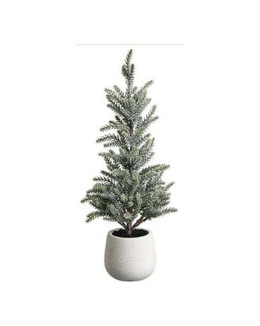 Mini Glitter Pine Tree In Terra Cotta Pot Gifts