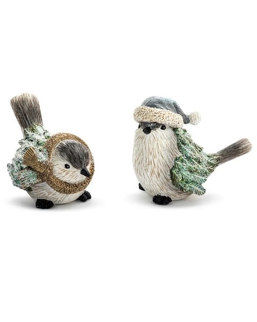Pair of Winter Woodland Birds Gifts