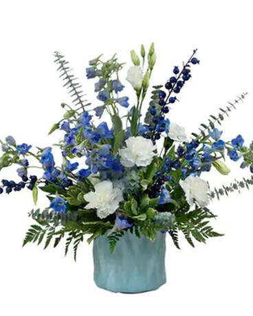Blue Horizon Flower Arrangement
