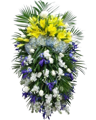 Crown Standing Spray Sympathy Arrangement