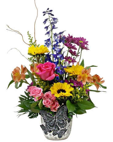 Somewhere Over The Rainbow Flower Arrangement
