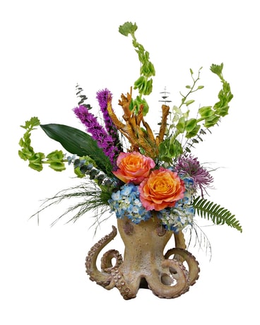 You Octopi My Thoughts Flower Arrangement