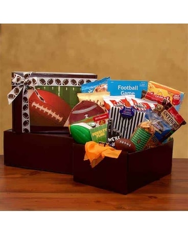 Football Fan Gift Basket Gift Basket