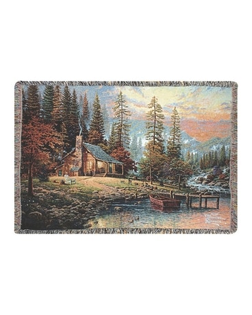 A Peaceful Retreat Tapestry Throw Gifts
