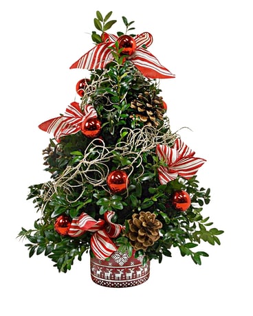 O Christmas Tree Flower Arrangement