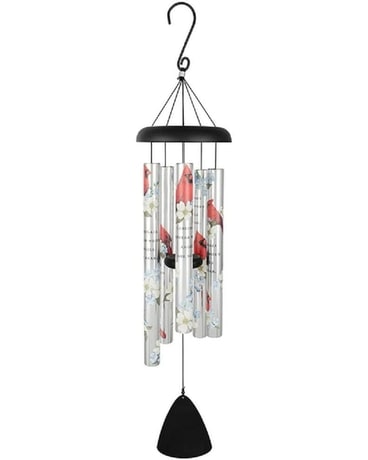 Cardinals Appear 38in Colored Sonnet Chimes Gifts