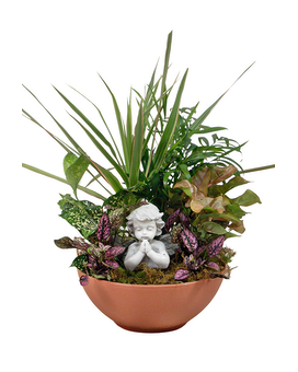 As Shown size, 15 inches height and 11 inches wide.