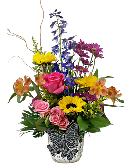 Somewhere Over The Rainbow Flower Arrangement