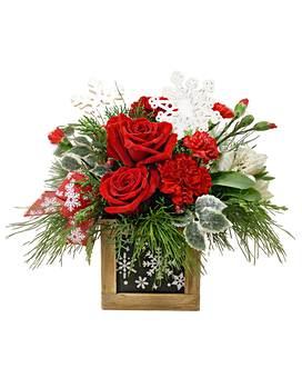 Up To Snow Good Flower Arrangement