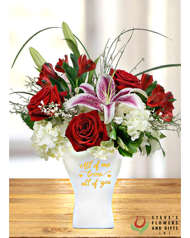 All Of Me, Loves All Of You Flower Arrangement