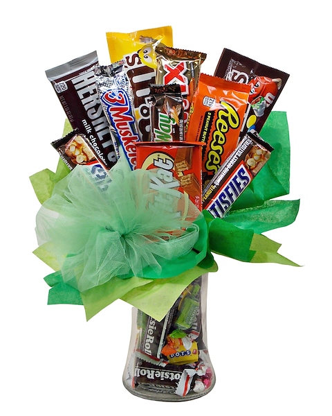 A Beautiful Candy Chocolate Bouquet