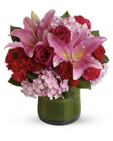 Fabulous in Fuchsia Flower Arrangement