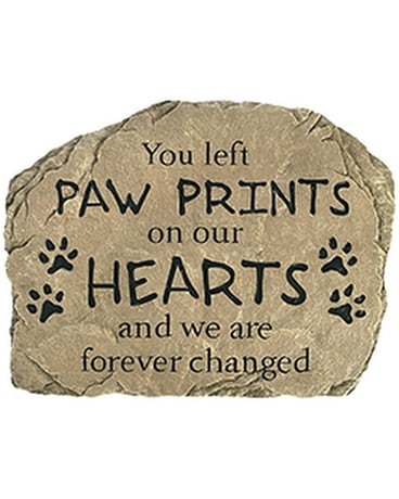 Paw Prints Garden Stone Gifts
