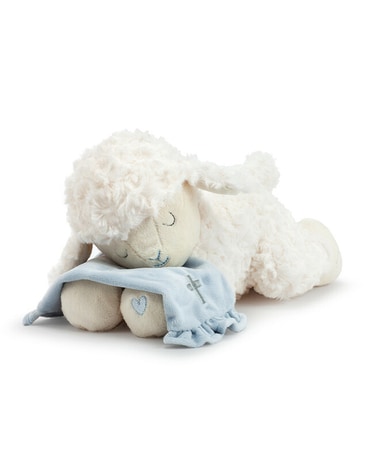 Blue Goodnight Prayer Mechanical Lamb Gifts