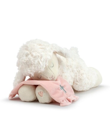 Pink Goodnight Prayer Mechanical Lamb Gifts