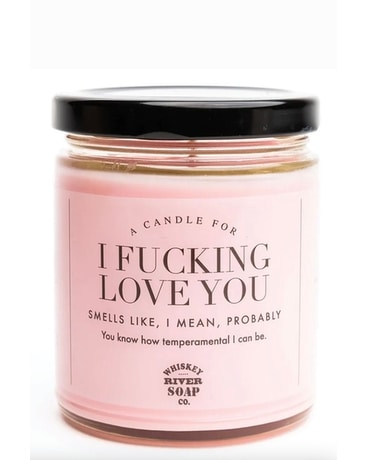 I F*cking Love you Candle Jar Candle