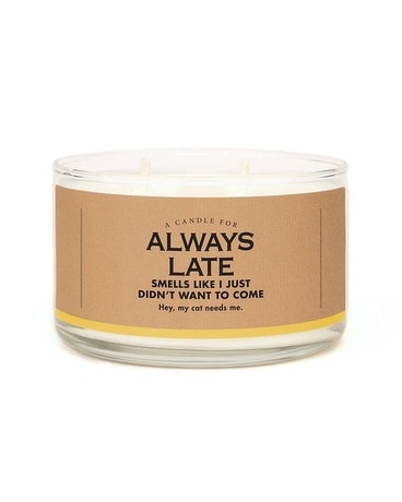 Always Late Candle Jar Candle