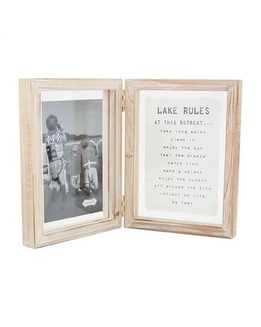 Lake Rules Wooden Picture Frame Gifts