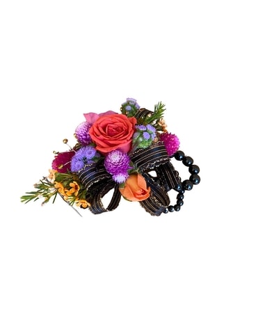Designers Choice Bright and Colorful Wrist Corsage Corsage