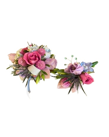 Lush Lavender Set Corsage