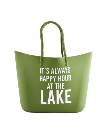 It's Always Happy Hour At The Lake Silicone Bag Gifts