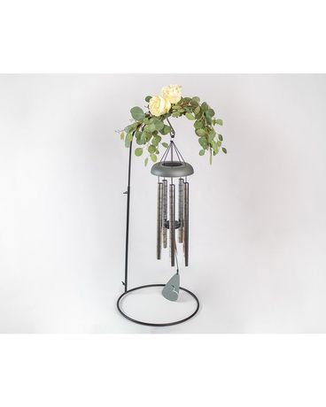Comfort and Light Wind Chime with Stand and Flower Gifts