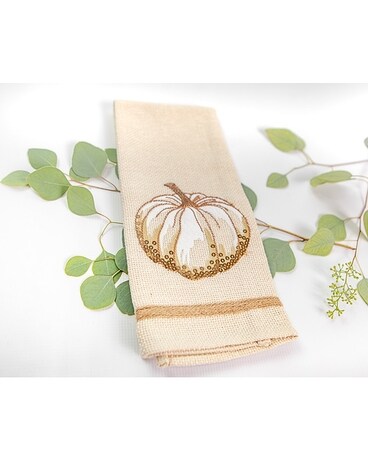 Pumpkin Towel Flower Arrangement
