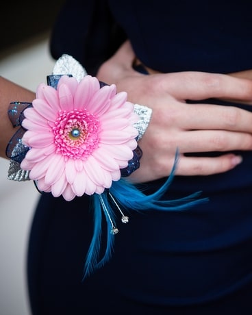 Simple Gerbera Daisy Corsage Corsage