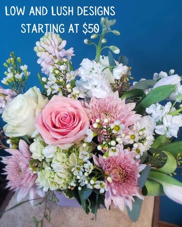Low and Lush Flower Arrangement
