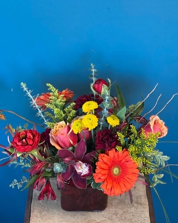 Sunset Spectacular Flower Arrangement