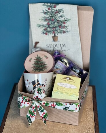 Holiday Tea Time Gift Box Gift Basket