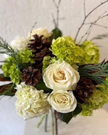 Winter Whites Flower Arrangement