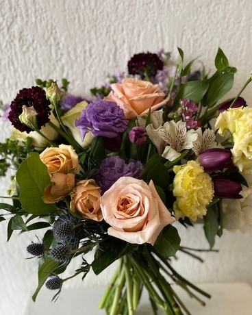 Peach Blossoms - Bouquet Flower Arrangement