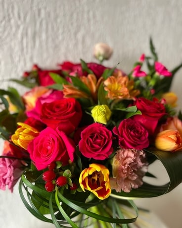 Miami Heat - Vase Flower Arrangement