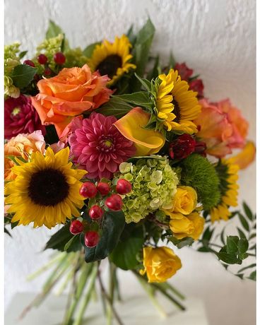 Harvest Beauty Vase Flower Arrangement