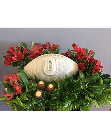Ohio State Football Flower Arrangement