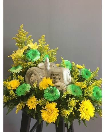 John Deere Flower Arrangement