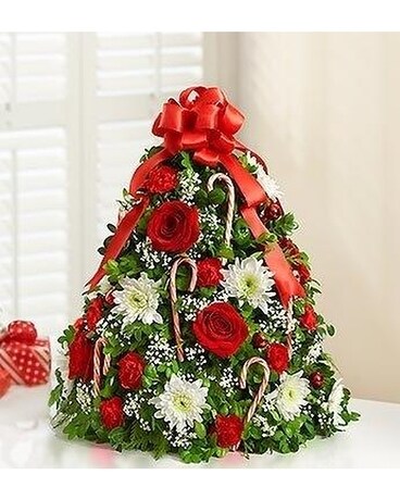 O' Christmas Tree Flower Arrangement